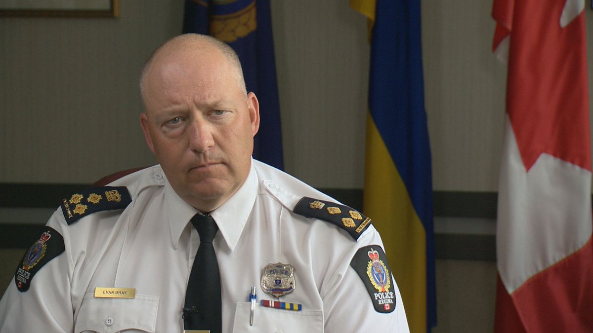 GlobalRegina's tweet photo. Catch the first episode of #FocusSask Season 9 tonight at 6:30 on @GlobalRegina and @GlobalSaskatoon.
@GlobalFiset sits down with @reginapolice chief Evan Bray to discuss the changing landscape of gangs in Regina. #yqr https://t.co/BrfcHztcLS