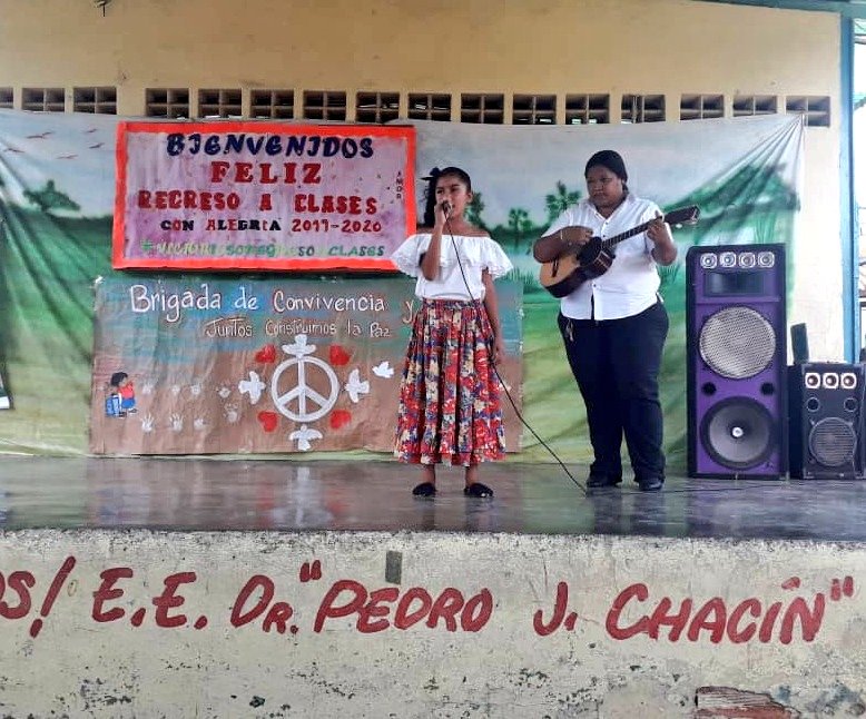 SUNADGuarico's tweet photo. #20Se @RedONAGuarico En la E.B.B. "Dr. Pedro Itriago Chacin" se realizó Actividad Cultural en el Recreso a Clases Victorioso 2019-2020 "Sembrando Valores para la Vida".
@A_Matheusmelend 
@ONAoficial https://t.co/y9bew3epVd