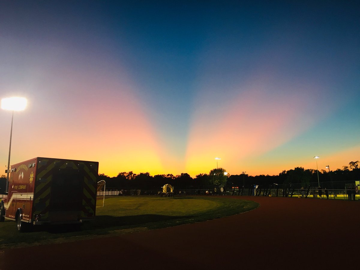 Beautiful night in Shenandoah Junction for some high school football! #wearespringmills