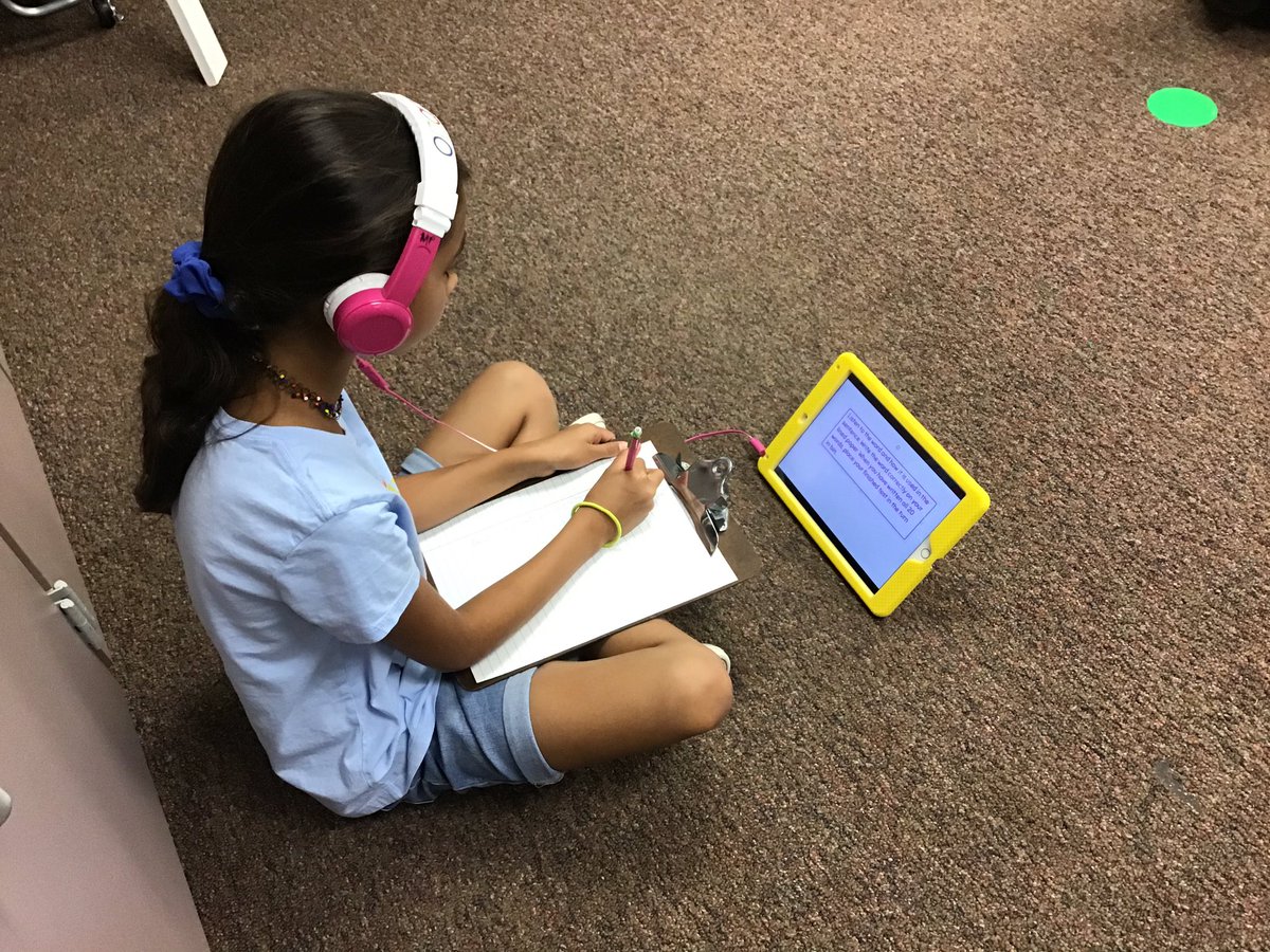 Seesaw spelling success! Students took their first spelling test today using Seesaw. This will be a weekly routine for TeamFrancis! <a href="/CBMillCreek/">CBMillCreek</a> <a href="/Seesaw/">Seesaw</a>