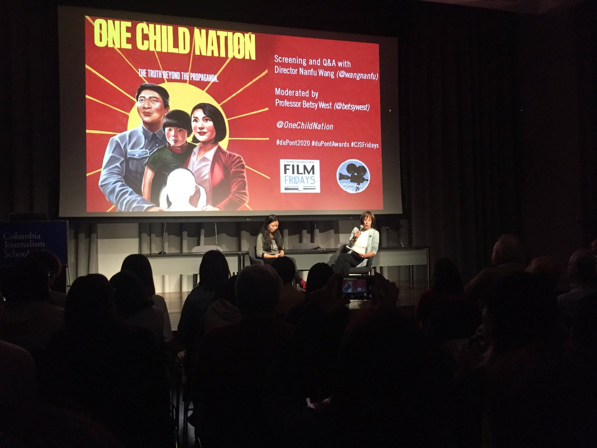 PoulsenRegin's tweet photo. Screening today is @OneChildNation at @columbiajourn school
#cjsfridays https://t.co/si4kJuFyZI