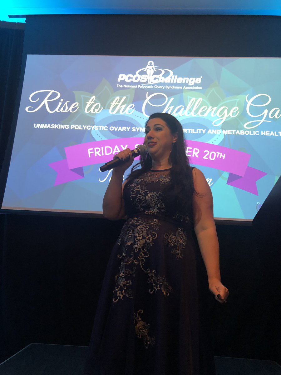BarbRESOLVE's tweet image. So excited to be at #PCOSChallenge gala!