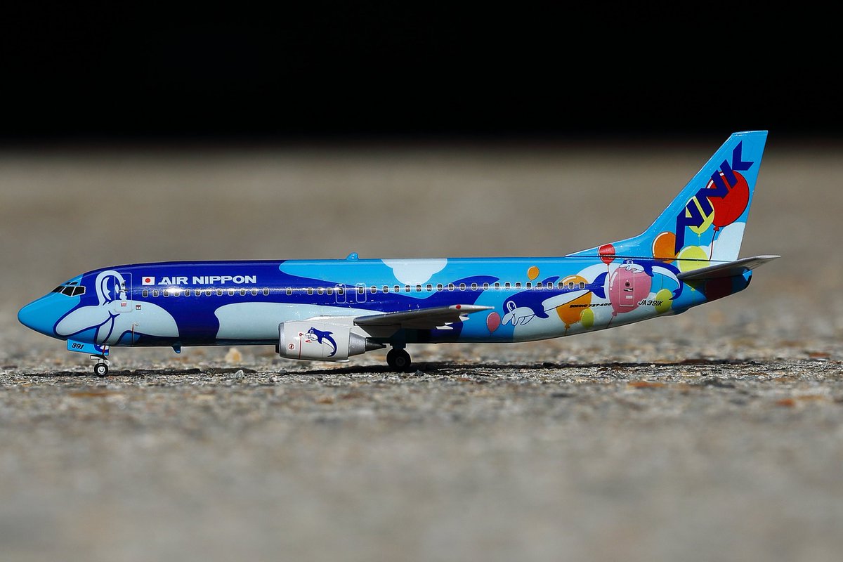 エアーニッポン ボーイング737-400(ハセガワ 1/200)完成しました！ ANA