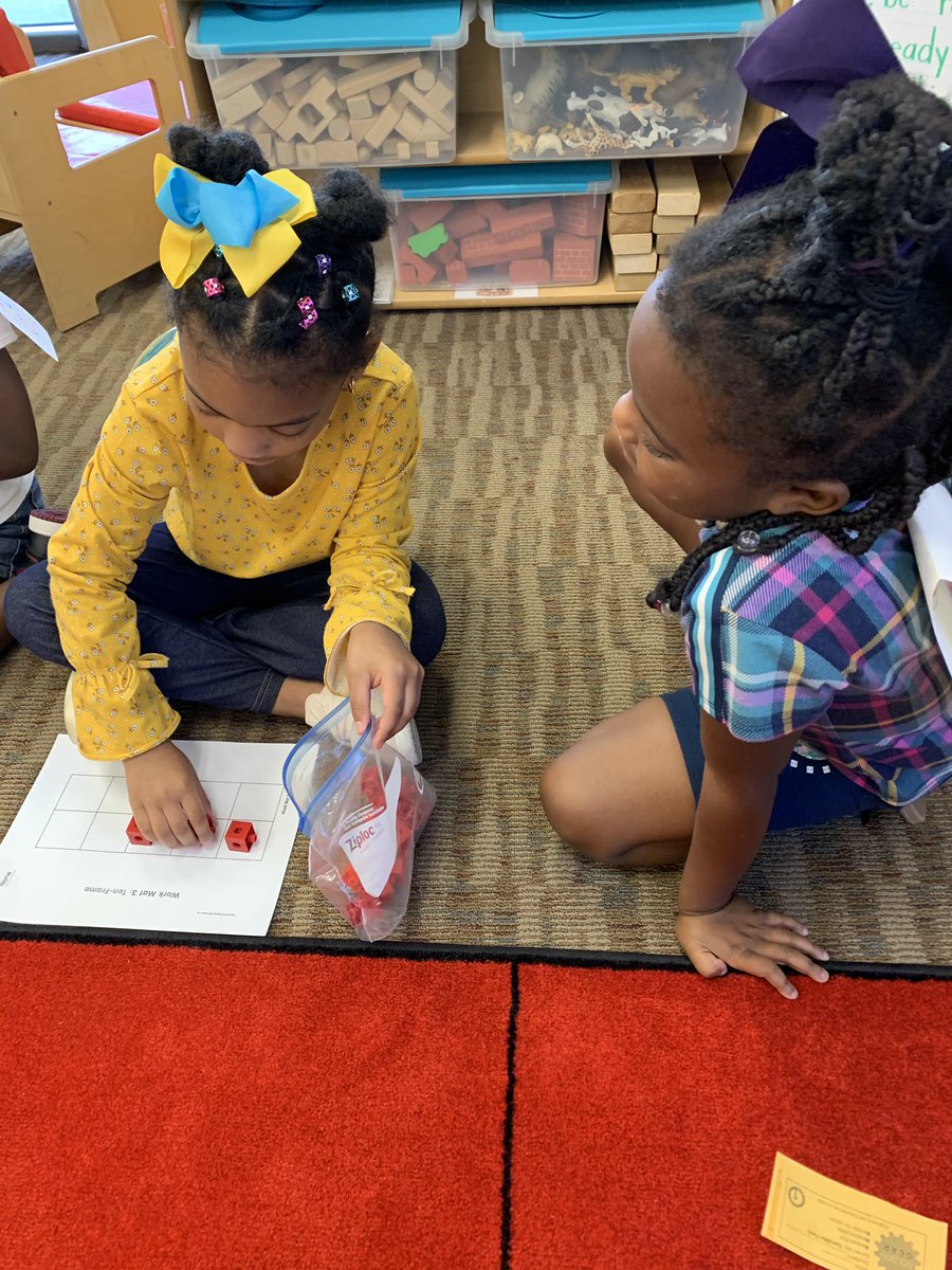 Mathematicians had fun thinking of a number for their shoulder partner to build on a ten frame! Partners had to check their work and then switch roles. #thisisleaphart #handson #checkingourwork #mistakesaregreat #pridein5 <a href="/LeaphartElem/">Leaphart Elementary</a> <a href="/LexRich5Schools/">Lex-Rich 5 Schools</a>