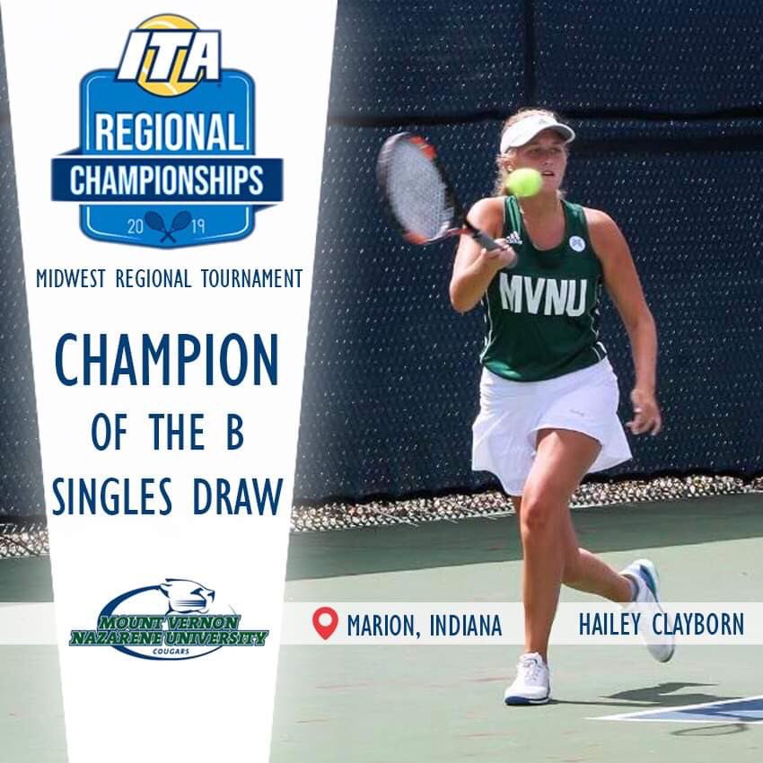 MVNUTennis's tweet photo. Congratulations @hailey_clayborn for winning the B singles draw of the ITA tournament. #letsgocougars🐾 📸: @syk_custom_photography https://t.co/GI9t3Qcv0S