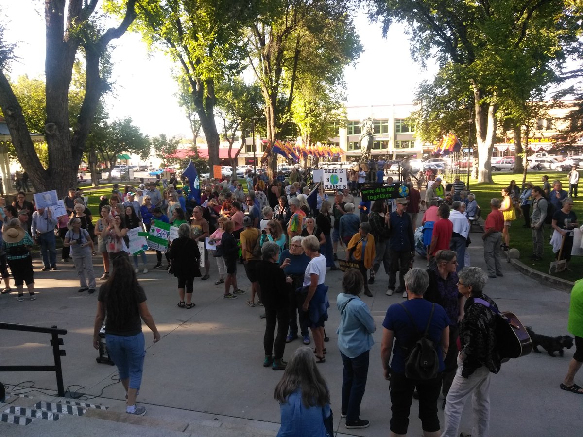 ShawnInArizona's tweet photo. Chillin' in Prescott Az, we're just about ready to get our march on!
#YouthClimateStrike #ArizonaClimateStrike https://t.co/wEkrZHUonY