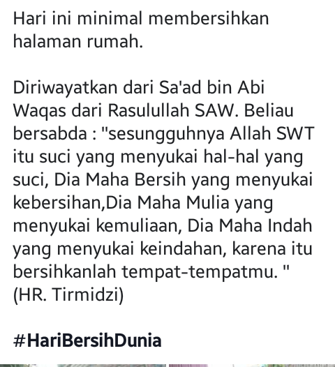 SukmayadiW's tweet photo. @HariBersihID 
Bersih bersih halaman rumah setiap hari. https://t.co/UuKjdE6Ls3