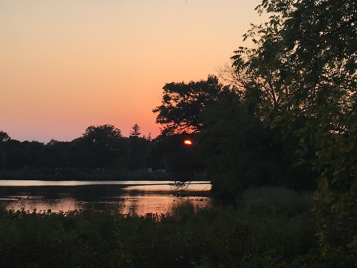 Sunset on Silver Lake, Rochester, MN #minnesotabeauty