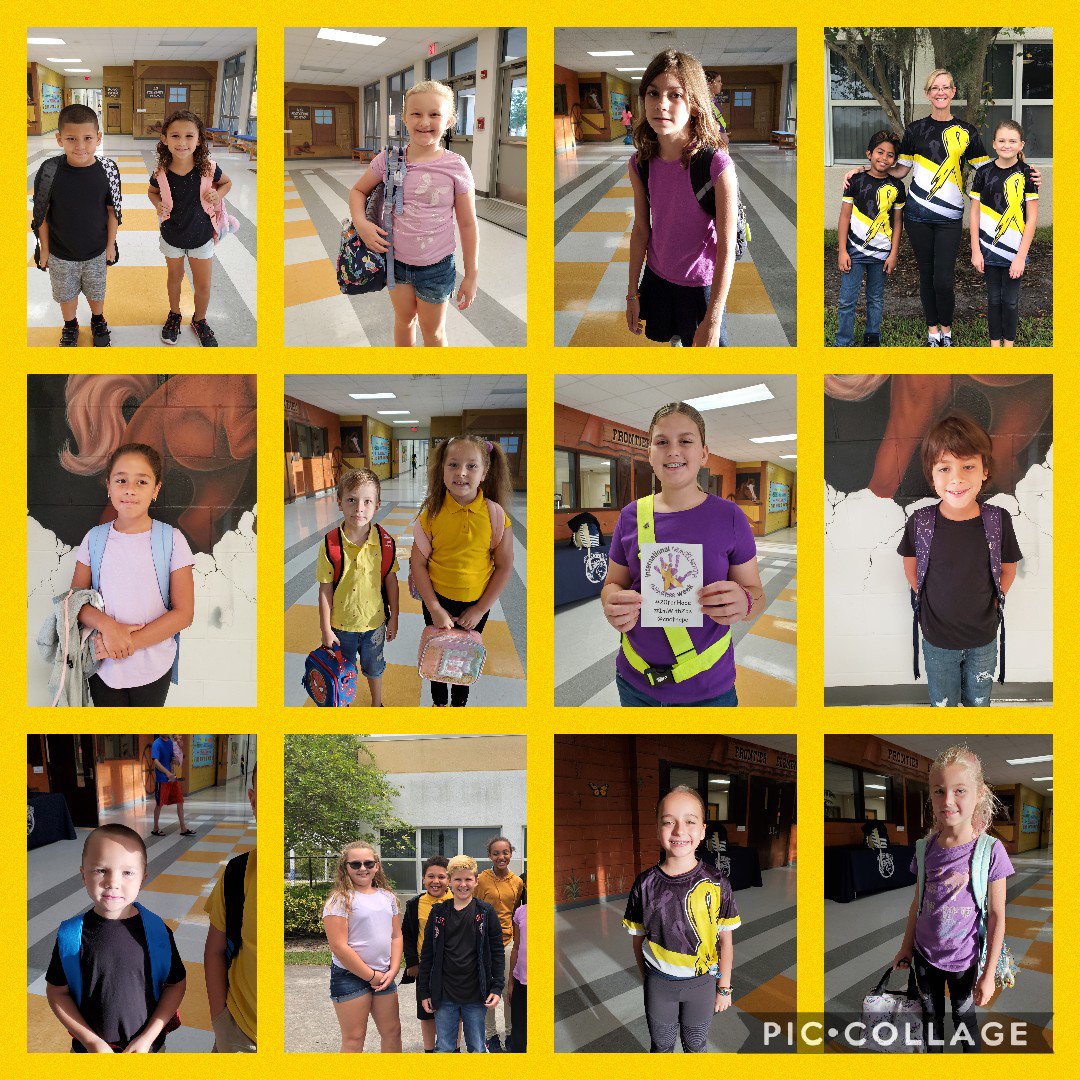 frontier_elem's tweet photo. September is Childhood Cancer Awareness month. We have donated to the cause; created a viral dance campaign &amp; helped raise awareness.  #FrontierCares #NoOneFightsAlone #ImWithZoe #savannahstrong #TeamJoshua #AidensArmy @CncfHope @AlexsLemonade https://t.co/ag4gDaJf0D