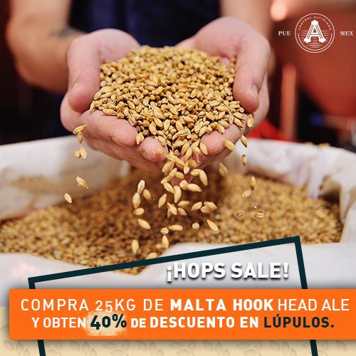 ¡Aprovecha!
Compra 25 kg de malta Mich Malt y obtén el 40% en lúpulos seleccionados.
Cotiza con tu asesor de venta al 📞 244 445 54 29 
#CentralAltiplano #SomosMalta