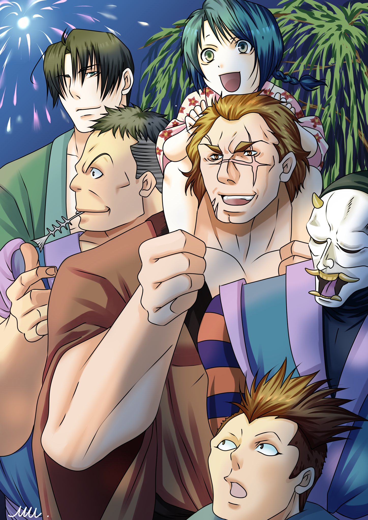 見那ミノル 幼い操ちゃんと御庭番衆のみんな るろうに剣心 御庭番衆 イラスト T Co Ckfy2dcmqo Twitter