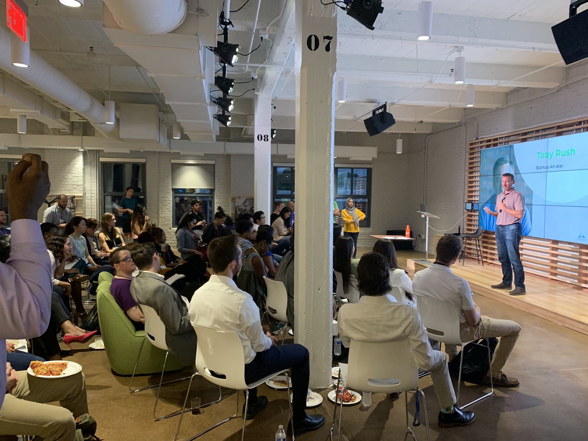 msmeliss2024's tweet image. Awesome advice from @TobiasRush, #KC’s all-star entrepreneur, kicking off @kcsw- find people better than you, build a diverse team, and speak only the truth. #startupkc #kcsw #makedreambuild