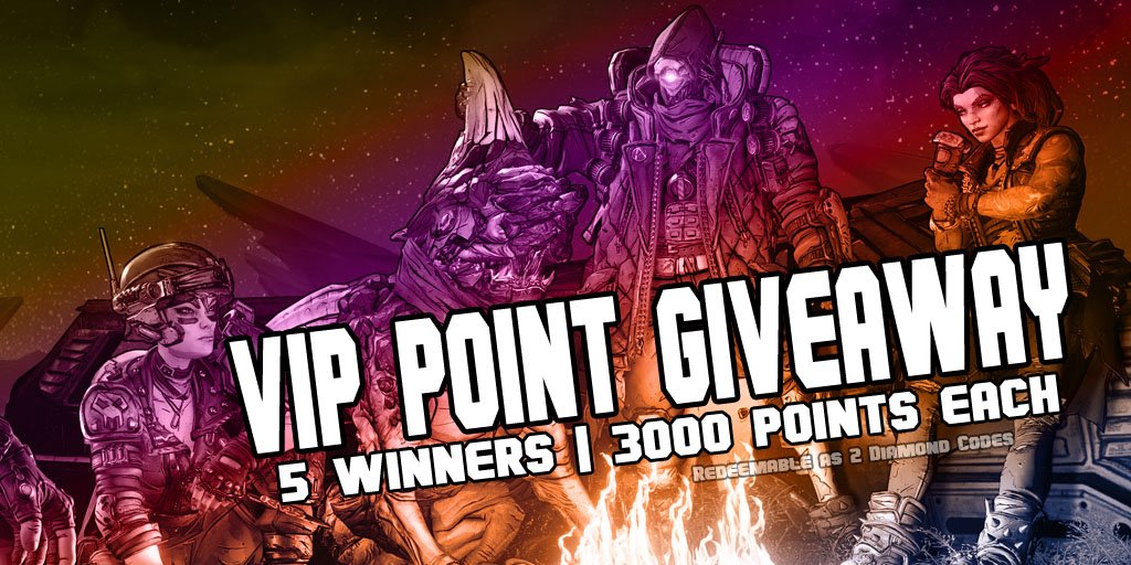 Whether you're chasing after the VIP Heads or hoarding for the future @F4llenPhoenix @VBartilucci and @Hunter_Cook2015 have got you covered. 3000 VIP POINT GIVEAWAY RETWEET TO ENTER 5 WINNERS Ends when tweet is 24 Hours old. (SUN 22 SEP 10:00 -0400)