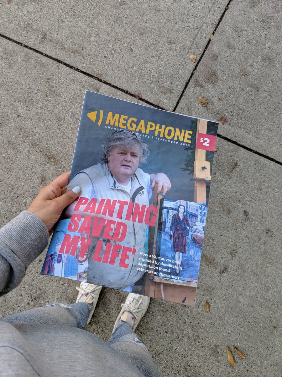 This is your weekend reminder that the <a href="/MegaphoneMag/">Megaphone Magazine</a> crew is out this month. Those who are handing them out live a life less fortunate than us and are assimilating back into our community by working long hours to sell these issues. Help your brothers and sisters out!