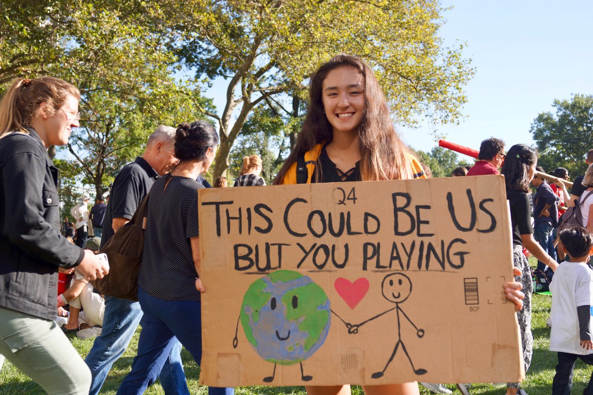 juanitamwheeler's tweet photo. "This could be us - but you playing."
#ClimateStrike #ClimateStrikeNY #climatestrikenyc #ClimateAction #ClimateChange #GlobalClimateStrikes #climatepop #ProtestSigns https://t.co/lrqRNVqNoZ