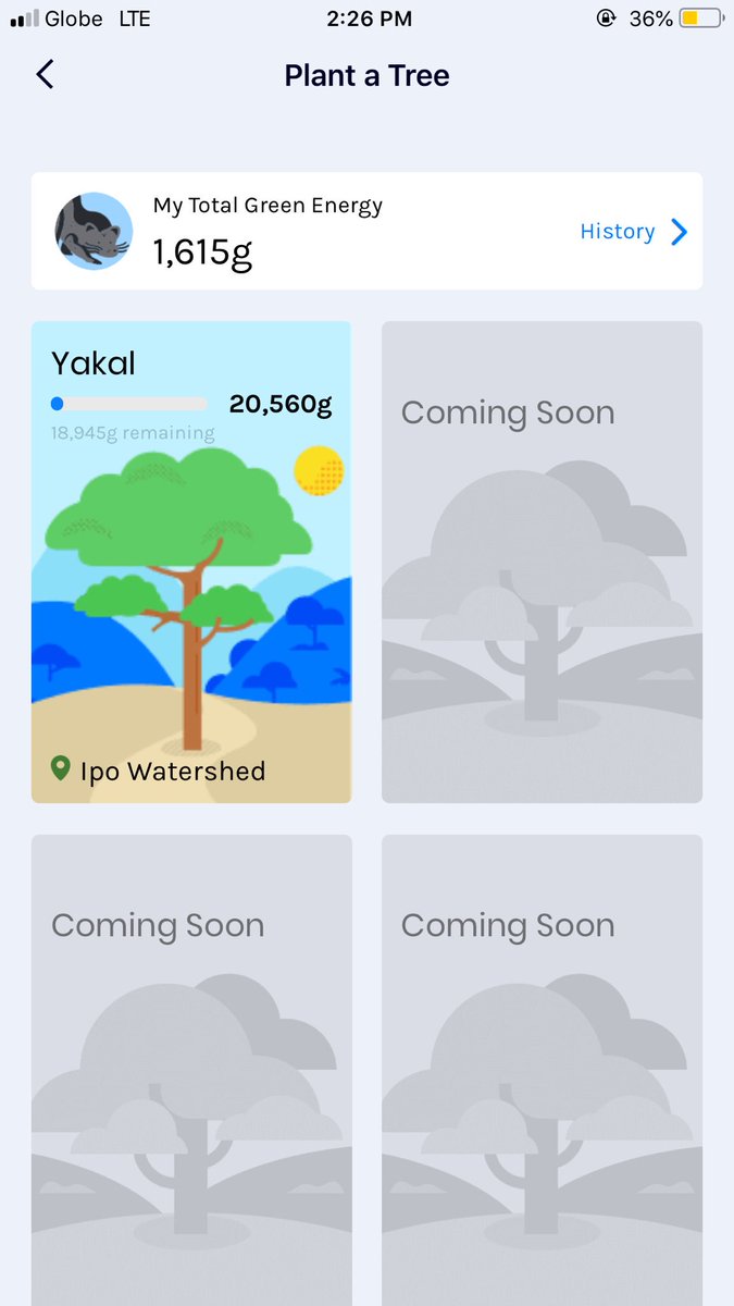 YourArmyFriends's tweet photo. GCash is giving us an opportunity to plant a tree through their GCash Forest feature. You can grow your own tree that will be planted by gcash on featured locations after you reached the total green energy required. https://t.co/40ZZDszQlY