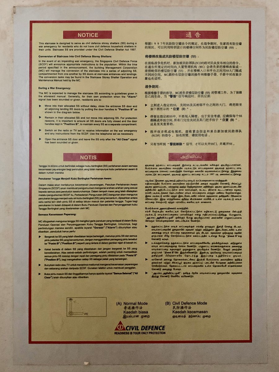 WolfgangBremer's tweet image. Just in case. #bombshelter #singapore