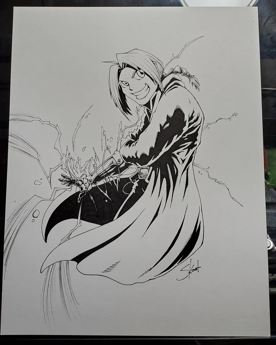 Skootsart's tweet photo. Another #MCX commission finished up. This is a companion piece to the Alphonse Elrich I did. On to the next!
#edwardelrich #FullmetalAlchemist #AlwaysBeDrawing @MemphisComicExp #comicart #commission https://t.co/Isbh6xJ1eH