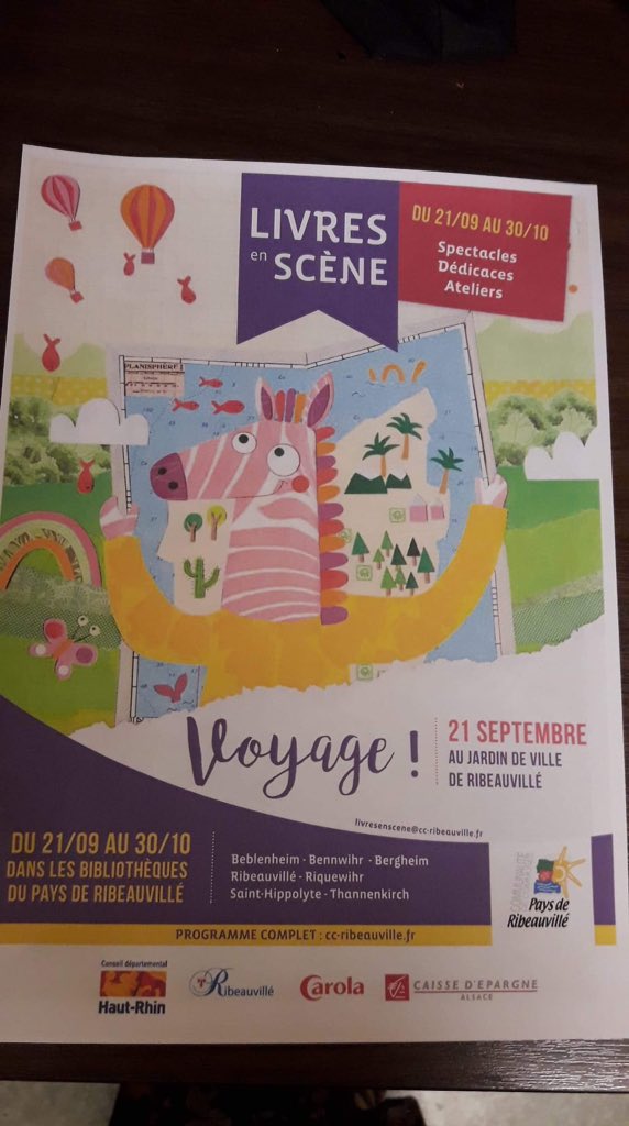 BaladesEmotion's tweet photo. @Kjipsy Catherine Grimme 
Sera présente aujourd'hui samedi 21 septembre à Ribeauvillé (68) 
Le livre en scène  ! Venez nombreux !! 
Pour découvrir ses recueils :
"La trace des sentiments" &amp; " balades pour une émotion" https://t.co/k5xKnS0fwc