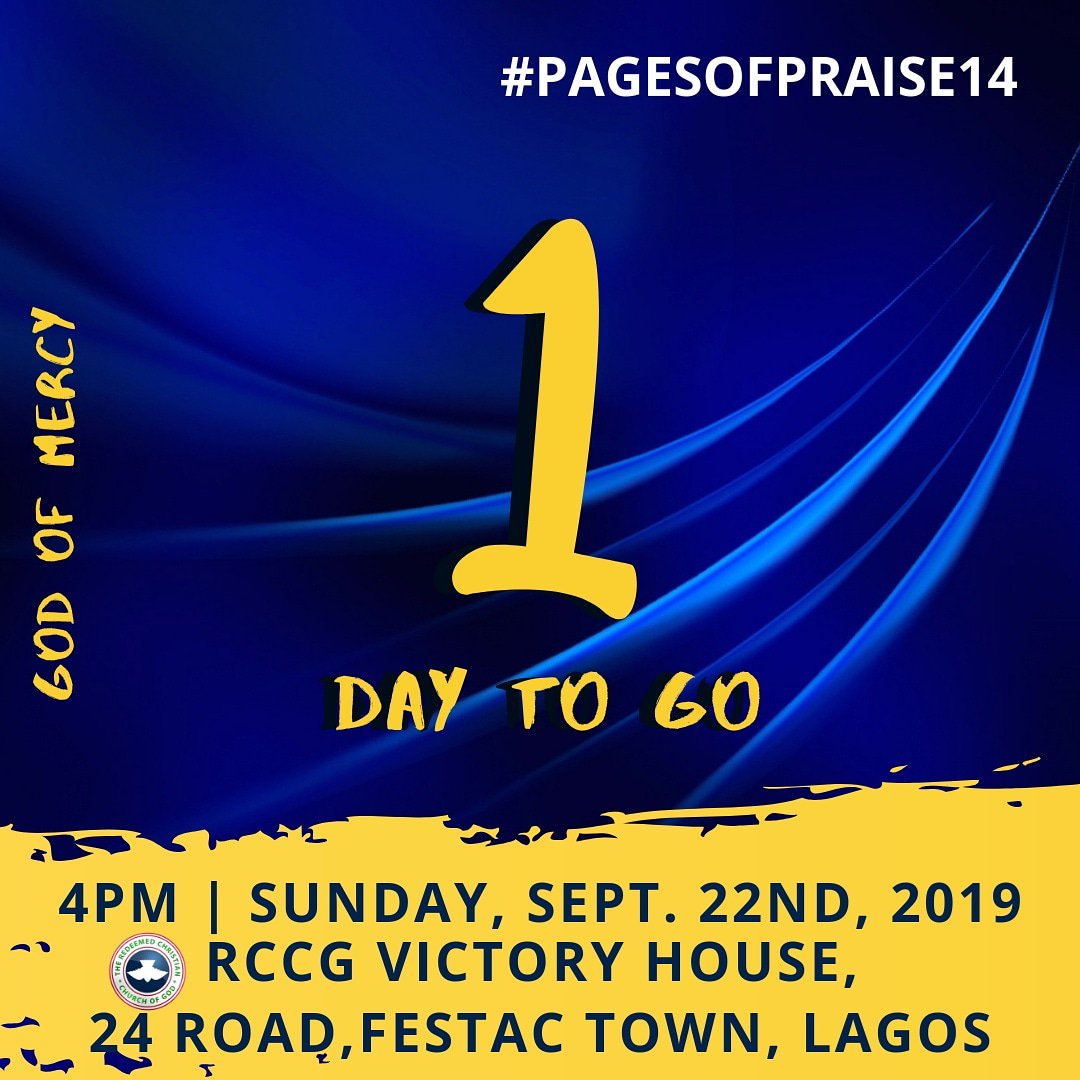 PagesOfPraise's tweet photo. #countdown
O N E (1) MORE DAY
P A G E S O F P R A I S E 1 4 T H E D I T I O N
S U N D A Y
S E P T E M B E R 2 2, 2 0 1 9
4 P M
G E T R E A D Y!!!
#PagesOfPraise14
#PagesOfPraise
#mikeabdul
#beejaysax
#spiritofdavid
#victoryhousechoir
#veragolde https://t.co/iq9ymTdeaw