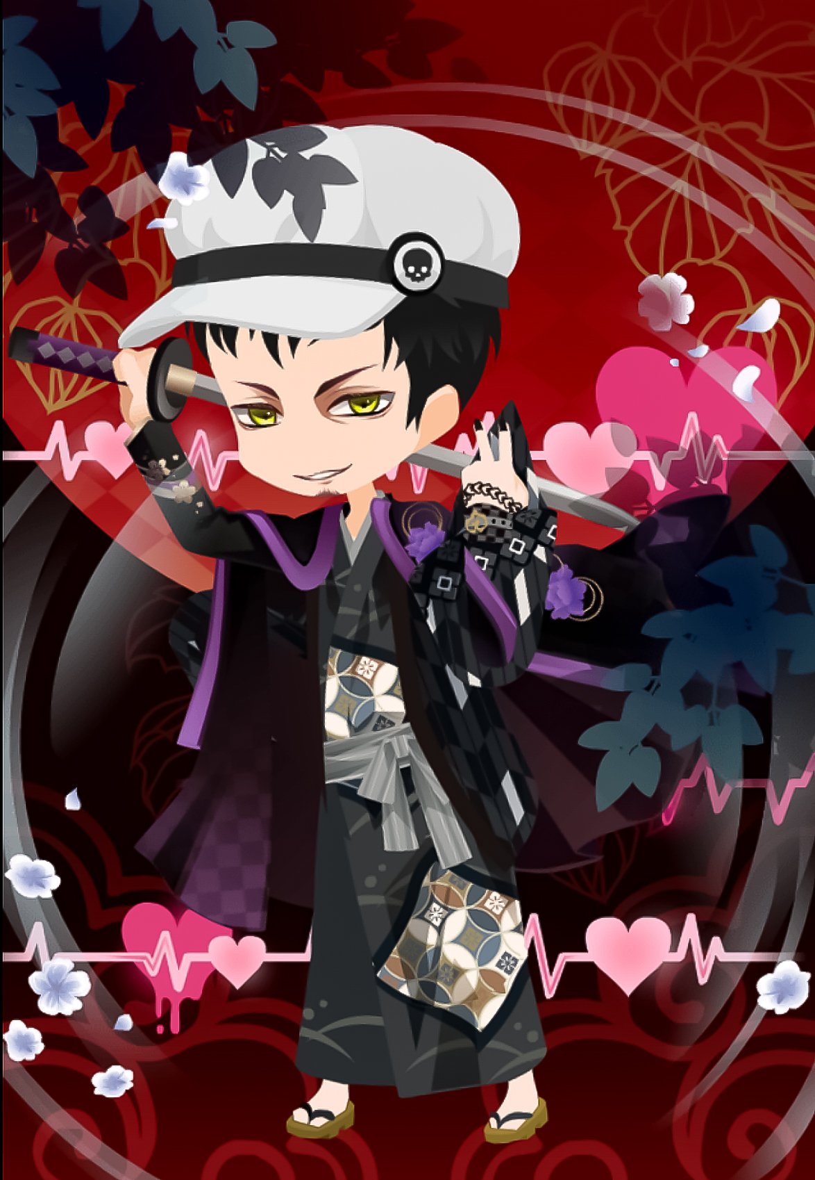 涙花 A Twitter One Pieceお着替え トラファルガー ロー シャンブルズ セルフィコーデ 今日はお水やりにきたみんなをroomでシャンブルズ中ｗ