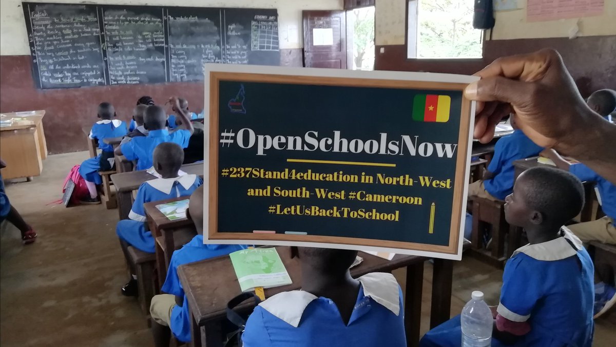 openschoolsnow's tweet photo. Education is at the center of everything that’s good in our world today. 
#OpenSchoolsNow
🇨🇲🇨🇲🇨🇲
#237Stand4Education
#LetUsBackToSchool
#BacktoSchool
#Cameroun
#Cameroon https://t.co/Mkm3kWm0JS