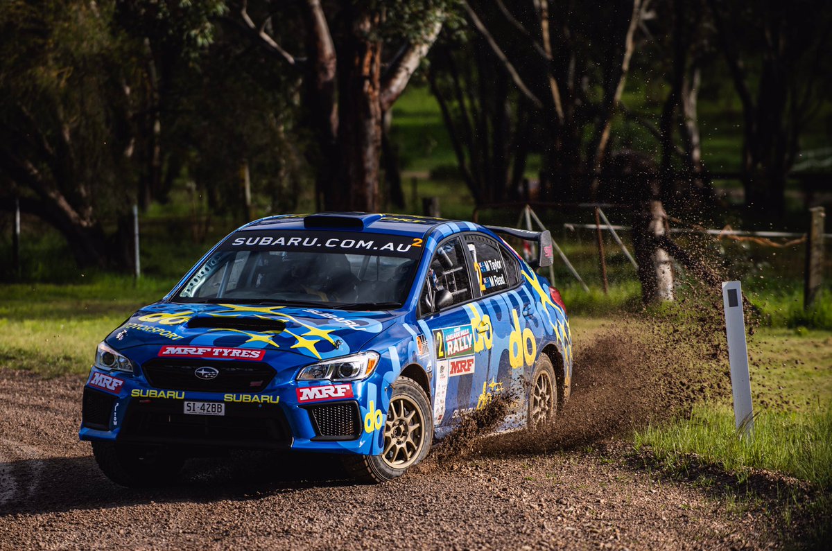 Midway through the forest stages for the day, with two quick laps at The Bend Motorsport Park tonight. Currently sitting in 2nd position and @molly_rally & @MReadWRC are getting into a really great rhythm. Looking to step it up again this afternoon! #SubarudoMotorsport