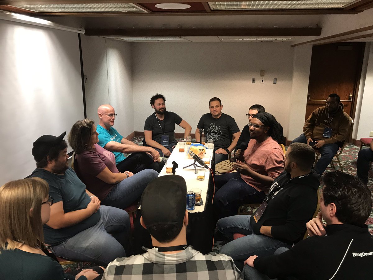 CalEvans's tweet image. It’s the Booze Talking! #CascadiaPHP2019 Edition