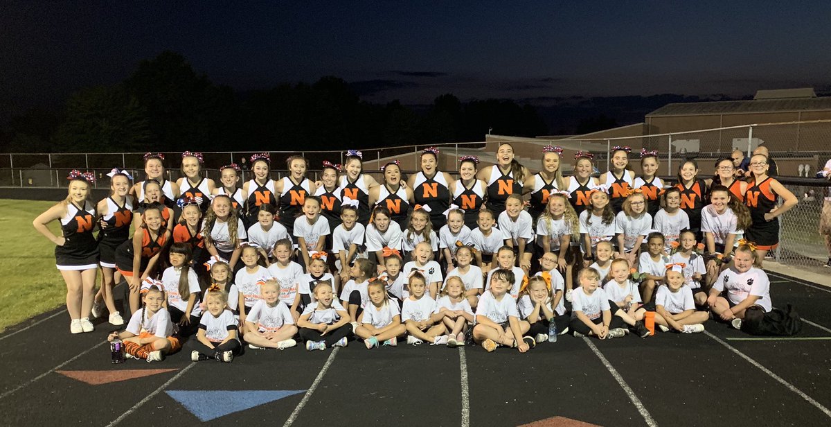 NFTigerCheer's tweet photo. Our little tiger cheer clinic tonightπΎπ§‘π€ all of our prek-12th grade girls were full of pride tonight! #nftigercheer https://t.co/Rt8LF6PDPy