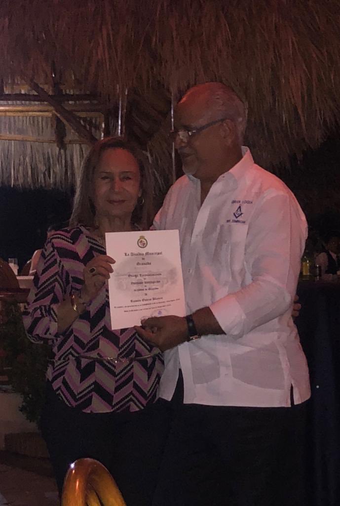 glrepdom's tweet photo. El M.R.G.M. @KUFIRO asiste a la #COMACA 2019 en Nicaragua. #masoneriadominicana #granlogiadelarepublicadominicana https://t.co/z7kQKXSv1C