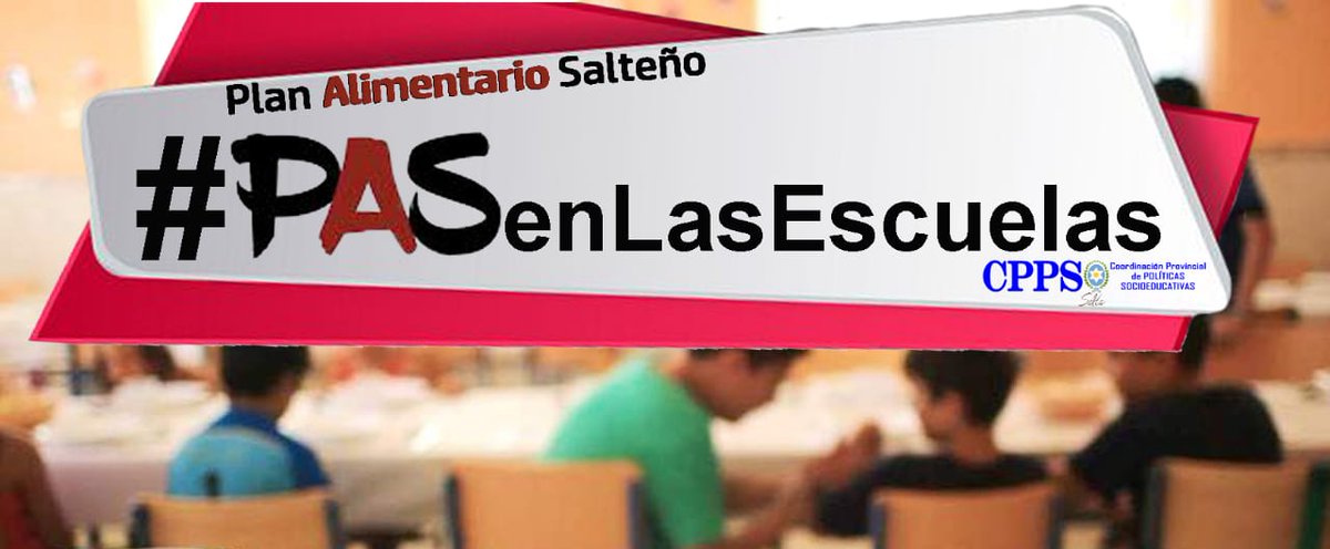 #PASenLasEscuelas desde mañana comienza el Plan Alimentario Salteño!!! Siempre pensando en los niños!!! <a href="/artydance23/">Gilda Rodríguez</a> <a href="/patriciapinasco/">Patricia Pinasco</a> <a href="/fguillesaavedra/">GUILLERMO SAAVEDRA</a> <a href="/romyalancay/">Romina Alancay</a> <a href="/AlancayDel/">CAROLINA ALANCAY</a> <a href="/UrtubeyJM/">Juan Manuel Urtubey</a> <a href="/3114Caj/">CAJ Escuela Tecnica 3114</a>