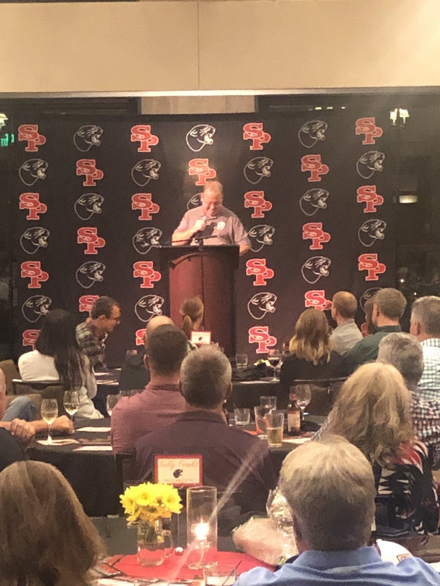 SPASHAthHOF's tweet photo. The fifth and final inductee of 2019: Mike “Coachie” Olson, presented by assistant girls cross country coach, Pat Leahy. https://t.co/hJ2bBb82MV