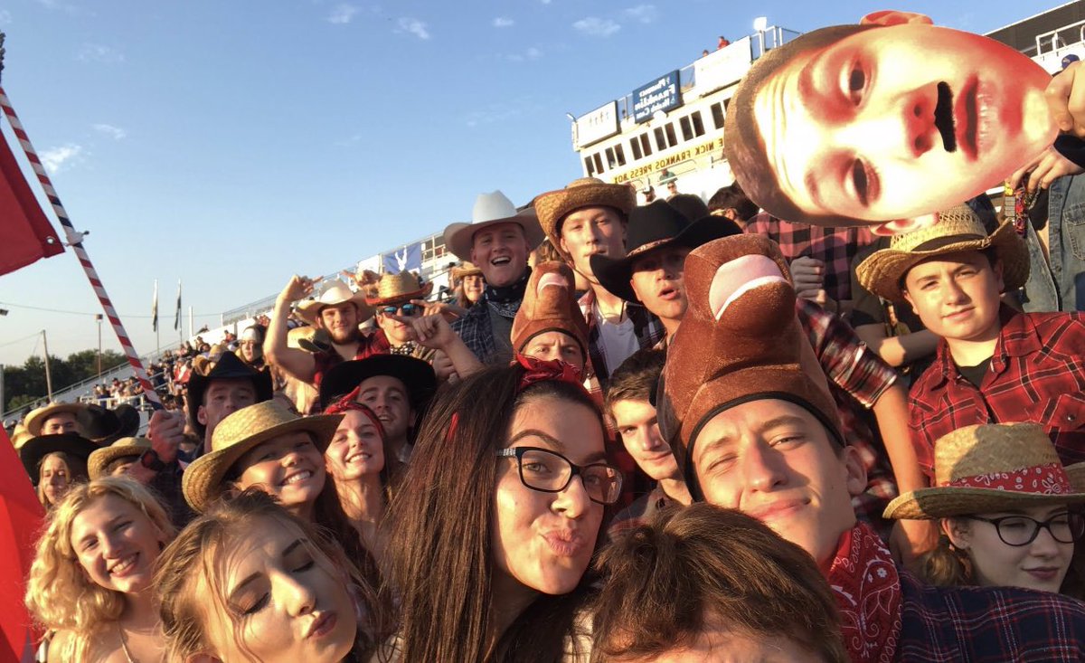 FitchSpiritClub's tweet photo. Admirable effort tonight by @Fitch_Football. The guys never stopped fighting and have nothing to hang their heads about!! Also, way to show out tonight Falcon Nation!! Let’s keep it going into our 4 game homestand starting next Friday!! ❤️🏈💙 #ForCoachA #FitchFootball https://t.co/byDUJBXz37
