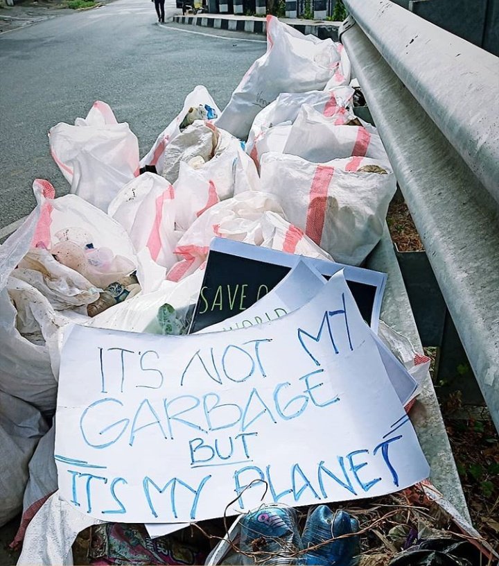 It's not my garbage but it's my planet. 