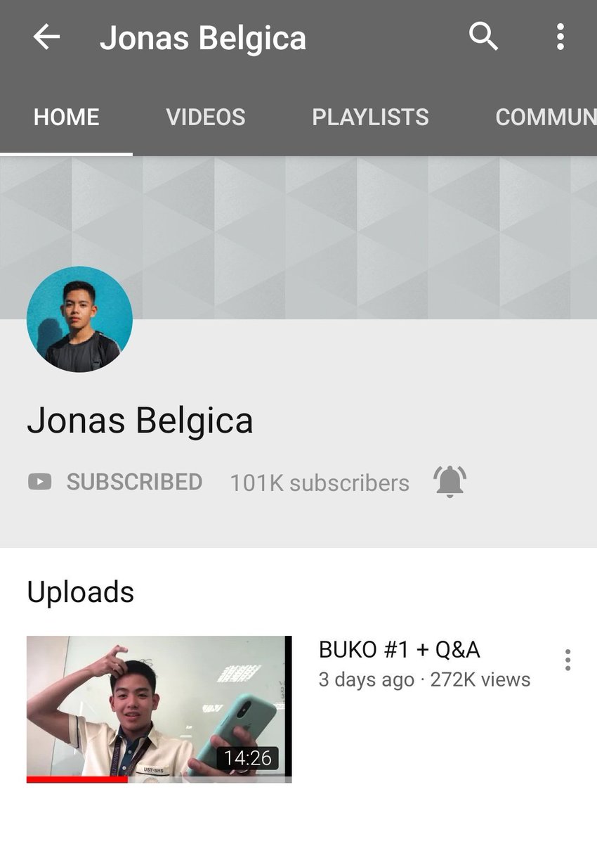 MariaYuzon3's tweet photo. Grabeeee talagaaa ang bilis lng 😩 Congrats @JonasBelgica! ❤️ Thank you kay @kyoquijano and sa mga supporters nyo! Road to 500k naman awieeeeee 💕
#JonasAt100k https://t.co/XKyK6gCotA