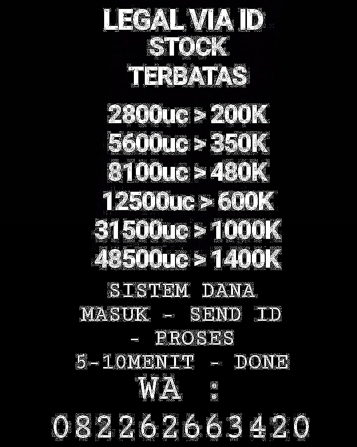 angak123's tweet photo. PROMO GUYS
STOCK TERBATAS YAA๐
Testimoni? Cek album IG KUโค
Minat pmkan๐
WA : 082262663420
#topuppubgmmurah #topupuc #topupucloginmurah #topupuclegal #topupucpubgmobile #topupucviaid #topupucmurah #topupucpubgmurah #topupucmurahlegal #topupucpubgmmurah #topupucmobile https://t.co/DoLF4T2Hwa