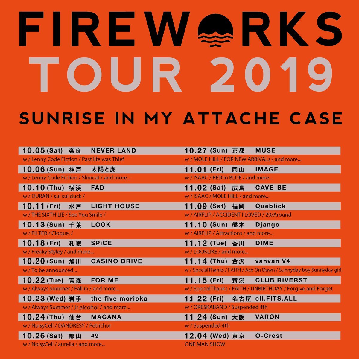SIMAC_Official's tweet photo. 【📣ゲストバンド解禁 第4弾📣】
“Fireworks Tour 2019”
出演アーティスト第4弾解禁‼️
全公演にカッコいいゲストバンドも参戦してくれてます✨
チケット一般発売中‼️
チケット詳細はオフィシャルで⏬
https://t.co/S4NEUmfcLV
#SIMAC #FireworksTour https://t.co/aEBCOxY2Pi