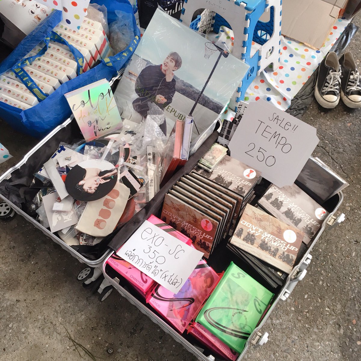 Thingsbox_'s tweet image. 📣 ทางร้านขายของที่หน้าคอน #EXplOrationBKK 
วันที่ 20-22 บูธ 41
ของลดราคาพิเศษ สำหรับ #HappyChenDay 
❤️Full set 420❤️
สนใจจองไว้ dm เลยค่า