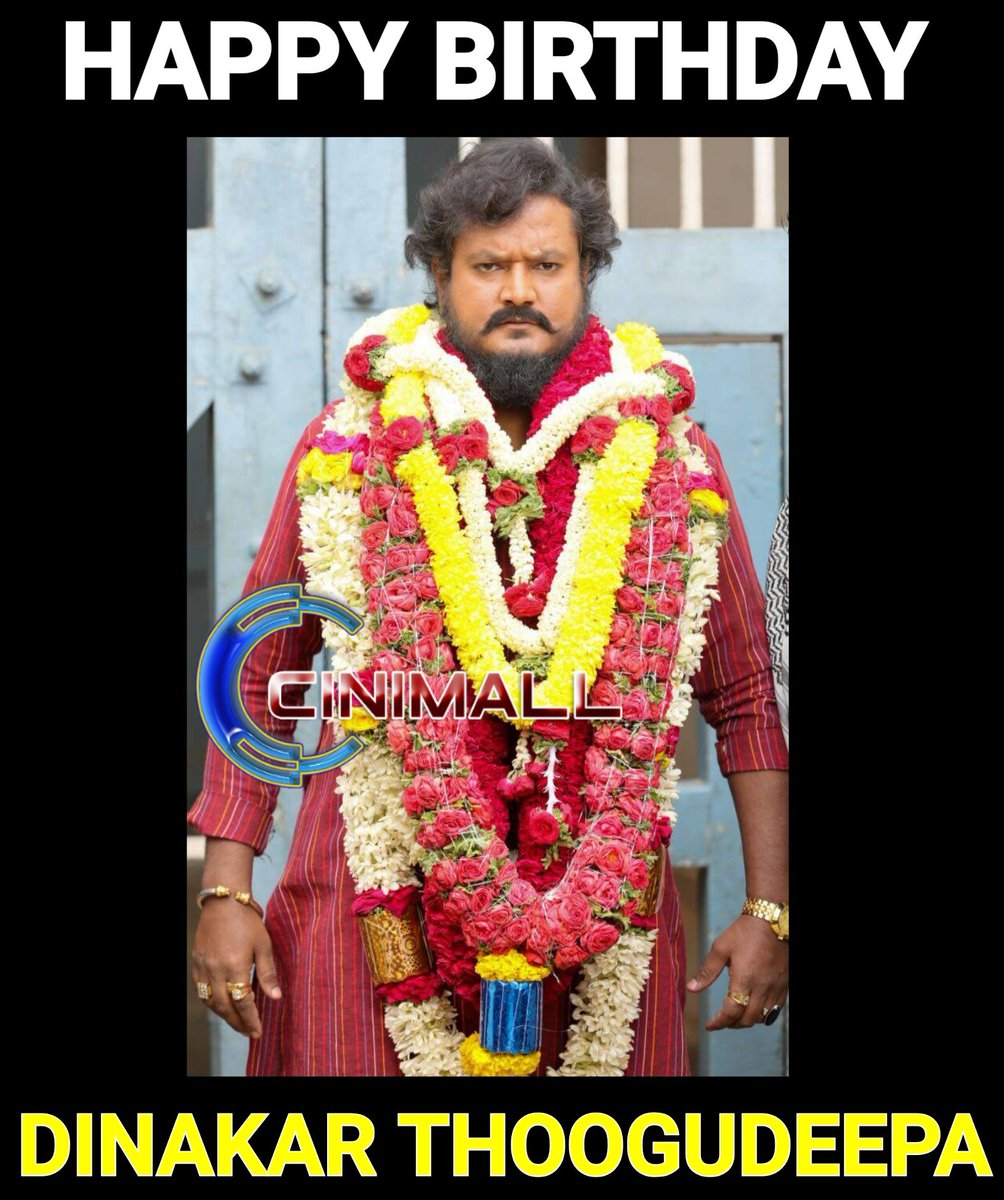 mymoviebazaarka's tweet photo. Happy birthday to Actor , director #dinakarthoogudeepa best wishes from Team Cinimall 🎂💐

#cinimall #happybirthdaydinakarthoogudeepa https://t.co/xXMHl2Nqkn