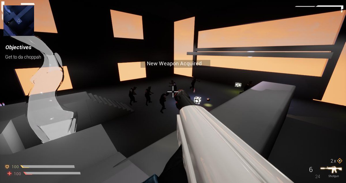 asuffoletto95's tweet photo. The last push is in! Wrapped up all the functions for my FPS tech demo and should be sharing it publicly soon! Just gotta design a somewhat cool level to run around in. #screenshotsaturday #gamedev #UE4 #blueprintcoding #proud #hyped #practicemakesprogress #laststretch #FPS https://t.co/T6wOyu6ApK