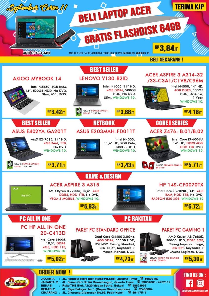 Contoh Brosur Laptop Terbaru