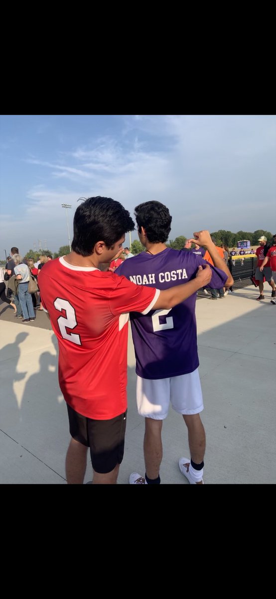 noahcosta7's tweet photo. Thanks for playing in honor of me! Love ya brother @BryanMorones_ https://t.co/TwS0juhdw7