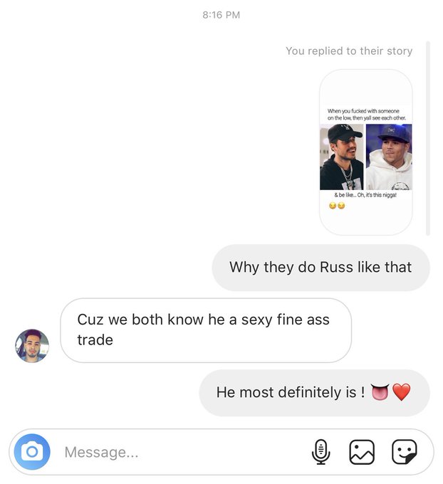 Lmaooo yooooo why they doin @russdiemon like that 🤣  Me and my homie both wouldn&rsquo;t mind it tho 👅🤣 https://t<a class="tags" target="_blank" title="On Twitter" href="/?out=eyJ0eXAiOiJKV1QiLCJhbGciOiJIUzUxMiJ9.eyJpYXQiOjE3MjM4MTMzMTIsImlzcyI6InR3cG9ybnN0YXJzLmNvbSIsIm5iZiI6MTcyMzgxMzMxMiwiZXhwIjoxNzU1MzQ5MzEyLCJyZWRpcmVjdF91cmwiOiJodHRwczovL3R3aXR0ZXIuY29tL3J1c3NkaWVtb24ifQ.T8FfGG4B2hzKdJNQsnNY9HuTVbZY_N_7akXfH5ZRkCg5nQz53mLD7XN4HgYt-hMffiLAZboyDANJs0BuEaLzZA">@russdiemon</a><a href="/tag/thelatelateshow"class="tags"><span>#thelatelateshow</span></a><a href="/tag/whatsong"class="tags"><span>#whatsong</span></a>