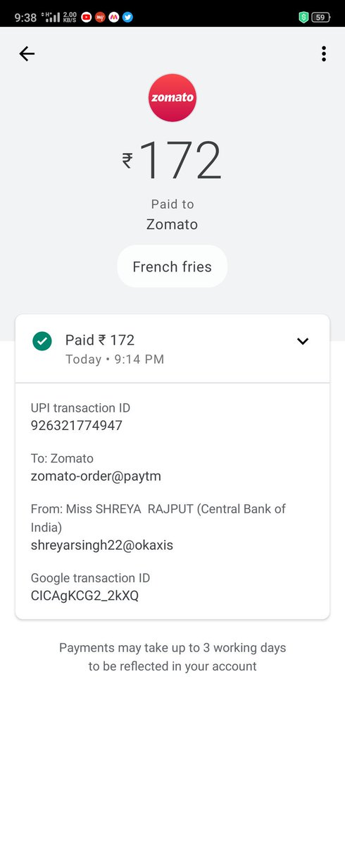 RajputShreya2's tweet photo. @ZomatoIN i placed this order yesterday you didn't place my order.. but deducted money fast than lightwave...wow..i need my money back in the same speed😠😠 https://t.co/mVimLnwO8b