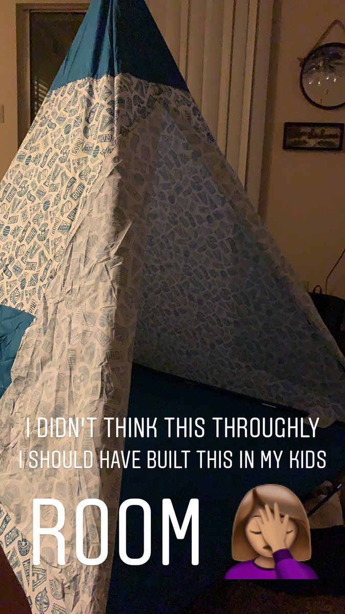 normasgone's tweet photo. I got excited about it lol 🤷🏽♀️ #momlife #mykidsmademedoit #parent #mom #kids #target #targetsales @Target I should have thought this throughly. Yet here I am at 36 building #teepees and loving it! ♥️ https://t.co/cPaeVUdYxl