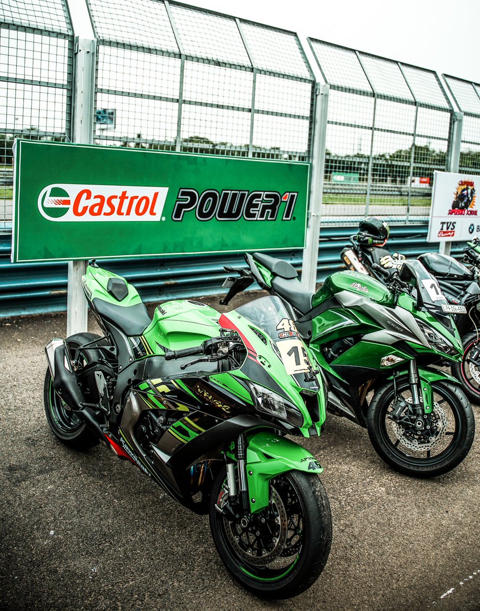 CSSinIndia's tweet photo. Mean green machines and ultimate acceleration, these are just some of the thrilling scenes at #CaliforniaSuperbikeSchoolIndia with #CastrolPOWER1
@Castrolbiking #CastrolPOWER1atCSS #CSSIndia #CSS
#Vidiem #VidiemRacing #TVSRacing #BMWMotorrad #PerformanceRacing https://t.co/0UsgzcRgtU