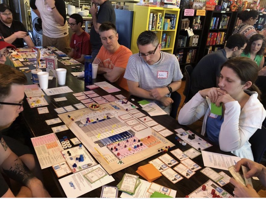 We are CLOSED Sunday, September 22 for Design Day.

Design Day is where designers &amp; playtesters from around the country come to Pieces for 10 hours of playtesting.

We are sorry for any inconvenience, but this is our little way of supporting the people who make Pieces possible.