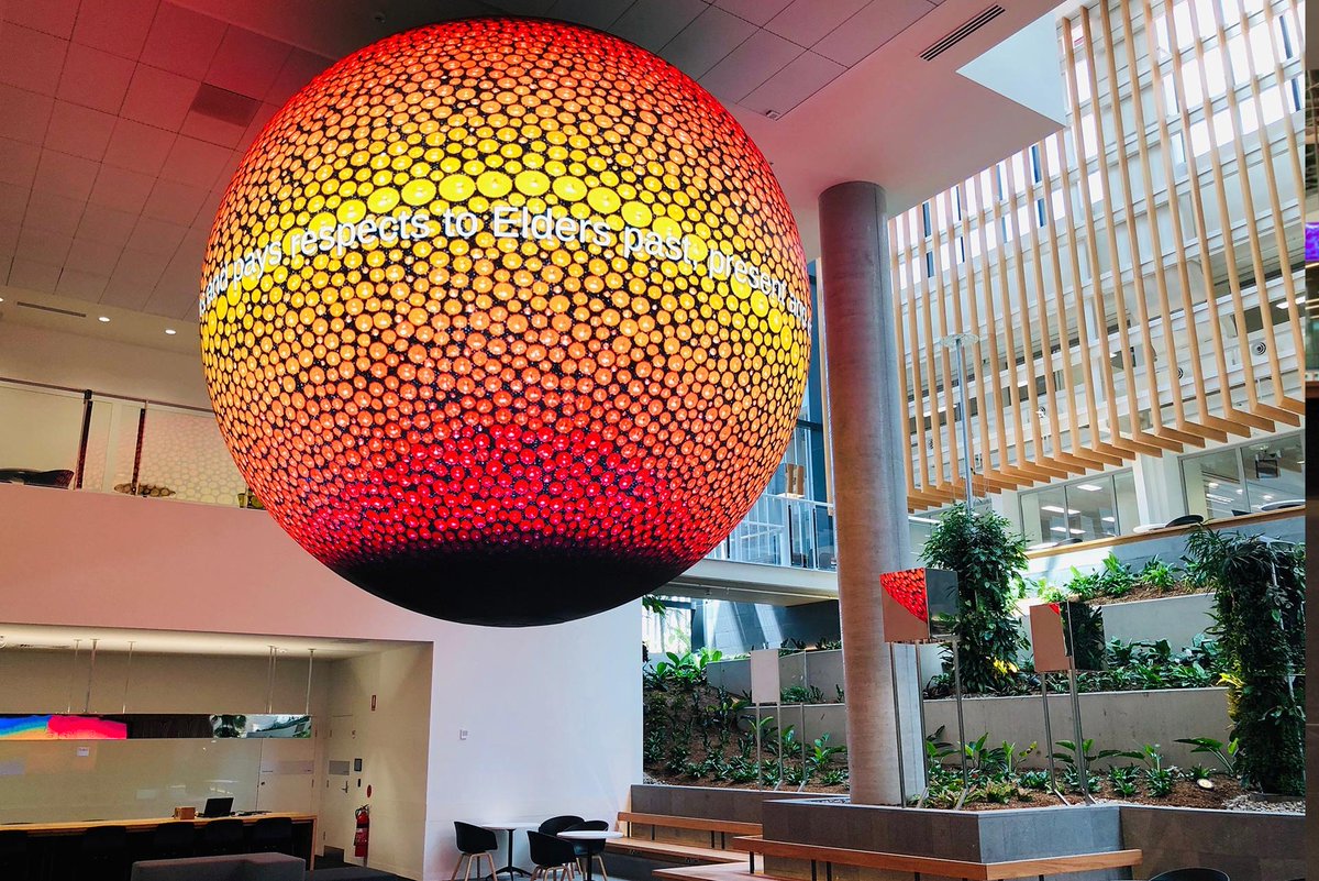VS_Heapet's tweet image. #LEDSphere Offers Ultimate Wow Factor and  #ResearchTool for #EducationalTraining  
In  #Brisbane,  #Australia, the #QueenslandUniversityofTechnology ( #QUT) recently opened its new $94.4 million Educati... 
@QUT @LeyardGroup @planarsystems 
yeport.com/post/1715