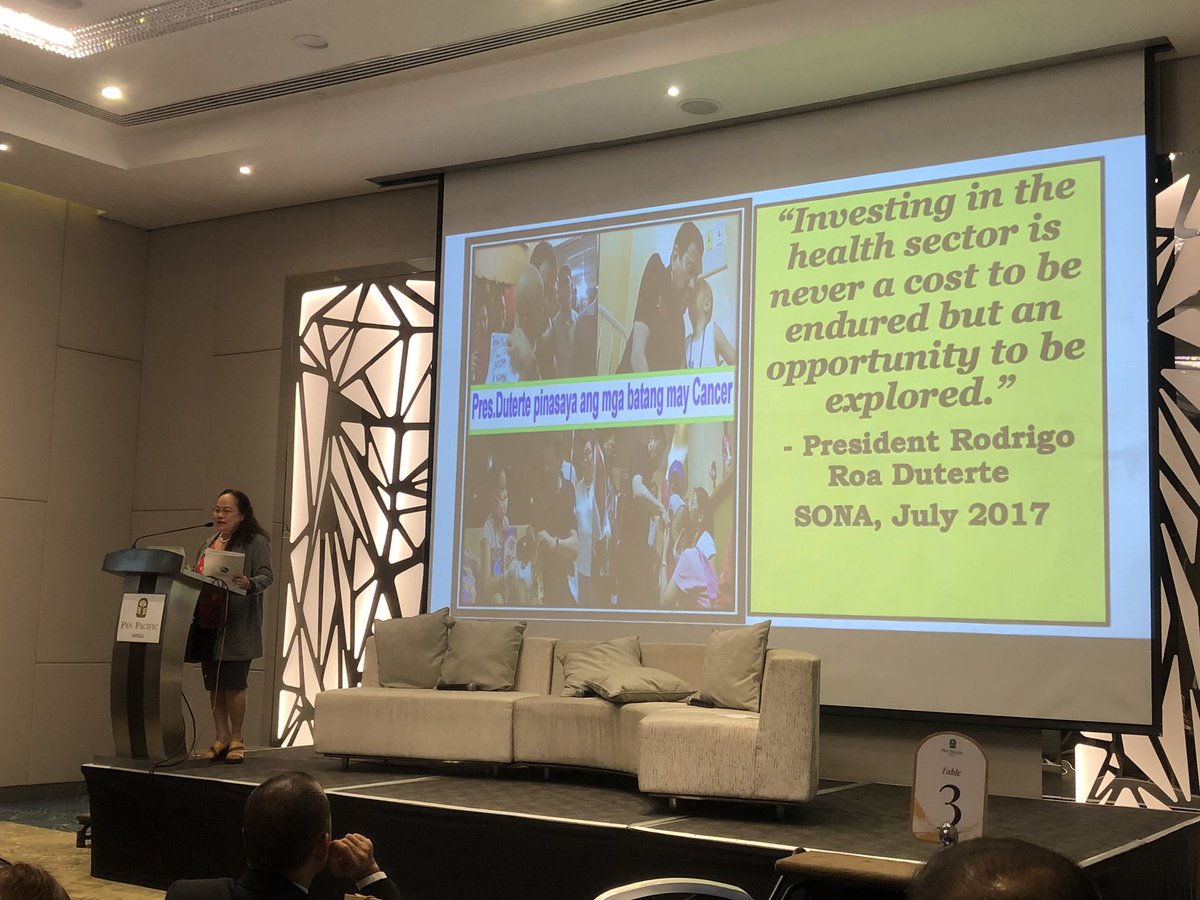 psphpofficial's tweet photo. Former #Philippine #Health Secretary Dr Paulyn Ubial delivers her message to synthesize learnings and experiences in #PHCon2019. #PSPHP https://t.co/frXH4BLWfu