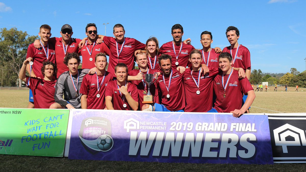 FootballFNC's tweet photo. Men's Division 1 Champions Tintenbar East Ballina Football Club! https://t.co/uExhiOJ1eV